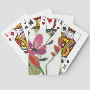Lebhafte Blume I Spielkarten