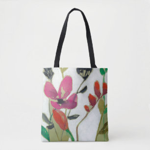 Lebhafte Blume I Tasche