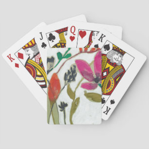 Lebhafte Blume Spielkarten