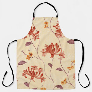 Lebhafte Blumenwiederholung: nahtloses Design. Schürze