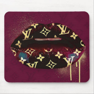 Lebhafte Bougie Lips Mousepad