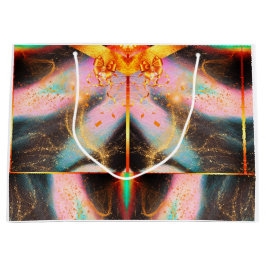 Lebhafte Bow-Geschenktasche Große Geschenktüte