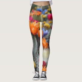 Lebhafte Cactus Pflanze Leggings
