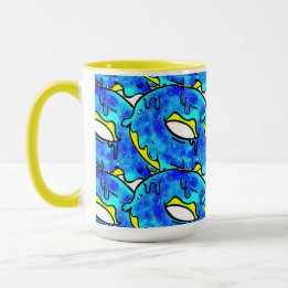 Lebhafte Doughnut Coffee Tasse