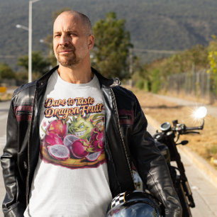 Lebhafte Drachenfrucht mit frischem Drachenfrucht T-Shirt