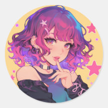 Lebhafte Fantasy Girl Stickers