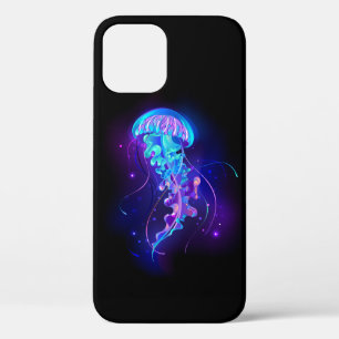 Lebhafte Farbe leuchtende Qualle Case-Mate iPhone Hülle