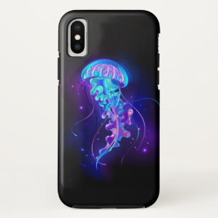 Lebhafte Farbe leuchtende Qualle Case-Mate iPhone Hülle