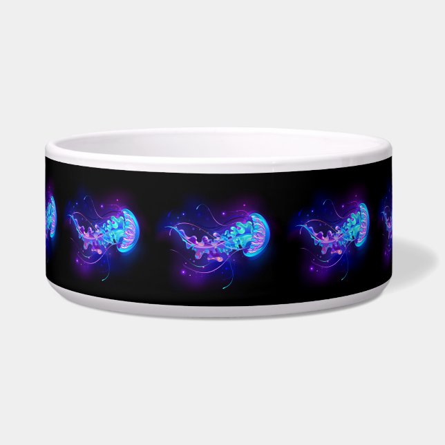 Lebhafte Farbe leuchtende Qualle Napf (Vorderseite)