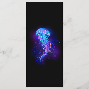 Lebhafte Farbe leuchtende Qualle Programm