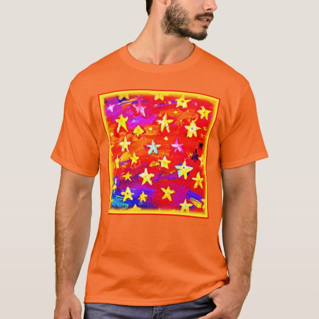 Lebhafte Farben der Sterne. Jetzt kaufen T-Shirt (Vorderseite)