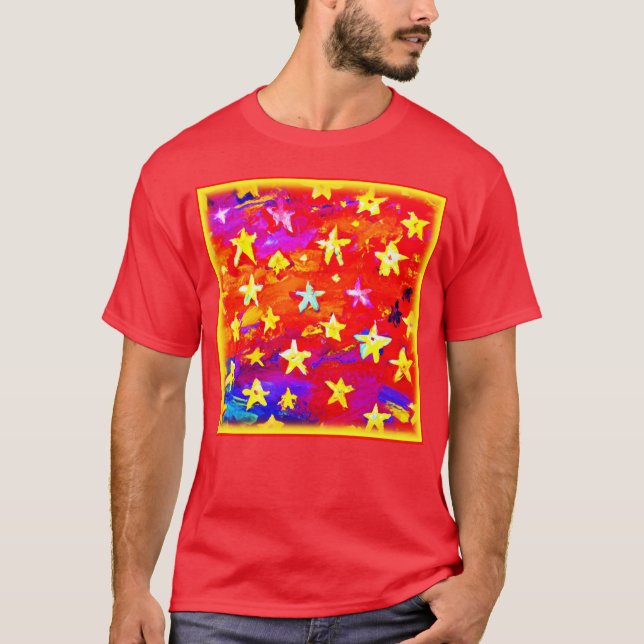 Lebhafte Farben der Sterne. Jetzt kaufen T-Shirt (Vorderseite)