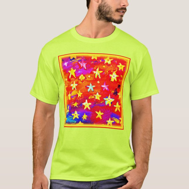Lebhafte Farben der Sterne. Jetzt kaufen T-Shirt (Vorderseite)