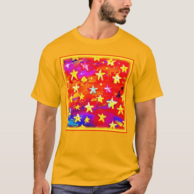 Lebhafte Farben der Sterne. Jetzt kaufen T-Shirt (Vorderseite)