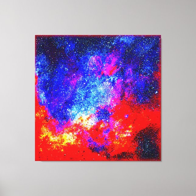 Lebhafte Farben Nebulae. Jetzt kaufen Leinwanddruck (Vorderseite)