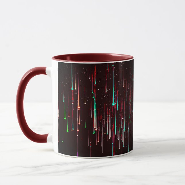 Lebhafte farbenfrohe Combo-Tasse - perfekte Größe, Tasse (Links)