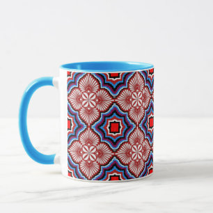 Lebhafte farbenfrohe Combo-Tasse - perfekte Größe, Tasse