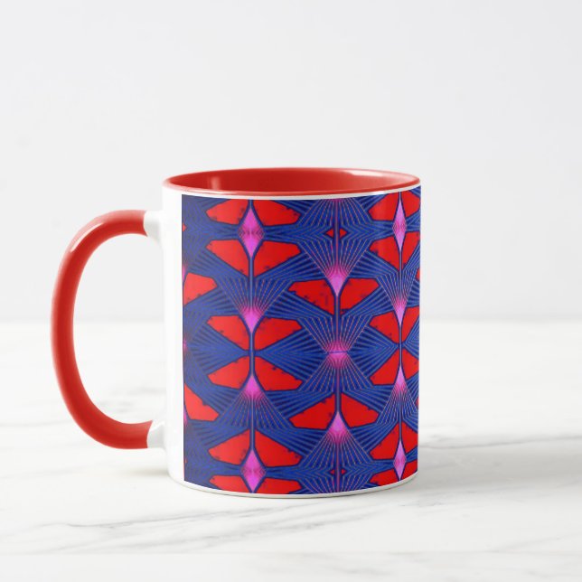 Lebhafte farbenfrohe Combo-Tasse - perfekte Größe, Tasse (Links)
