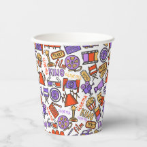 Lebhafte farbenfrohe Filmabende Party