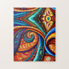 Lebhafte farbenfrohe Wirbel