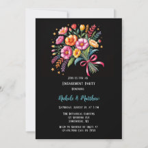 Lebhafte Fiesta Wedding Bouquet Engagement Party