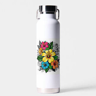 Lebhafte Flora Blütenflasche Trinkflasche