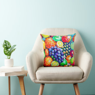 Lebhafte Fruchtfarbe. Jetzt kaufen Kissen