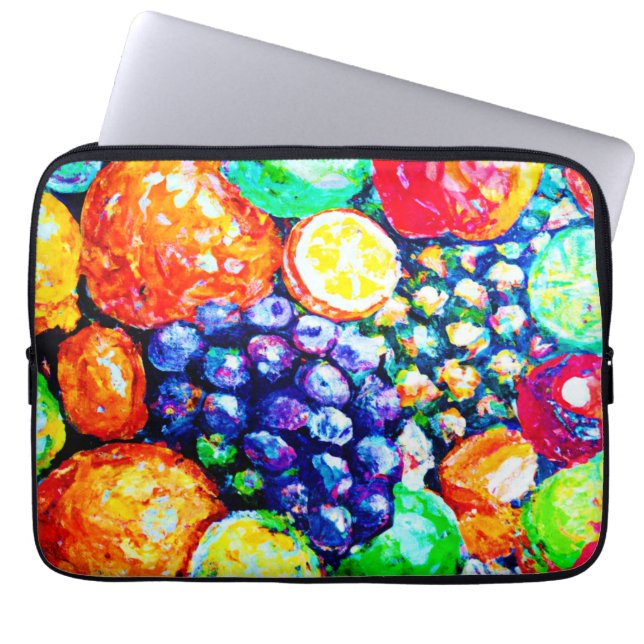 Lebhafte Fruchtfarbe. Jetzt kaufen Laptopschutzhülle (Vorderseite)