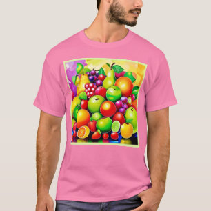 Lebhafte Fruit Medley Art T-Shirt