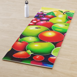 Lebhafte Fruit Medley Art Yogamatte
