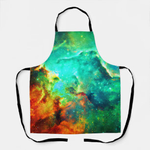 Lebhafte Galaxy Leinwand Kunst, Kultur Schürze