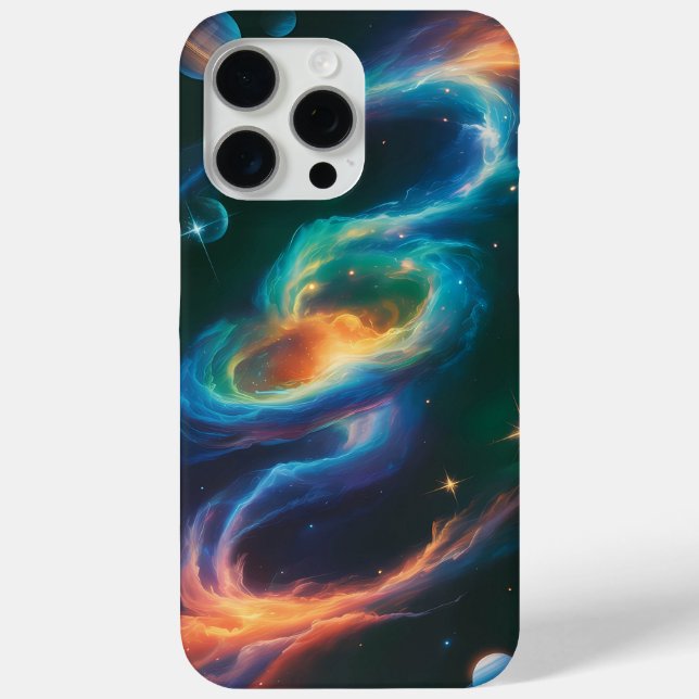 Lebhafte Galaxy Swirl Space Art - Kosmisches Telef Case-Mate iPhone Hülle (Rückseite)