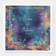 Lebhafte Galaxy Wedding Napkins