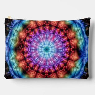 Lebhafte Gefärbte Krawatte Kaleidoskop Rainbow Man Zubehörtasche