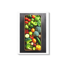 Lebhafte Gemüsesalons