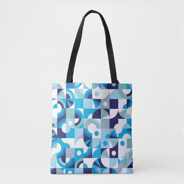 Lebhafte Geometrie: Moderne nahtlos Tasche (Vorderseite)