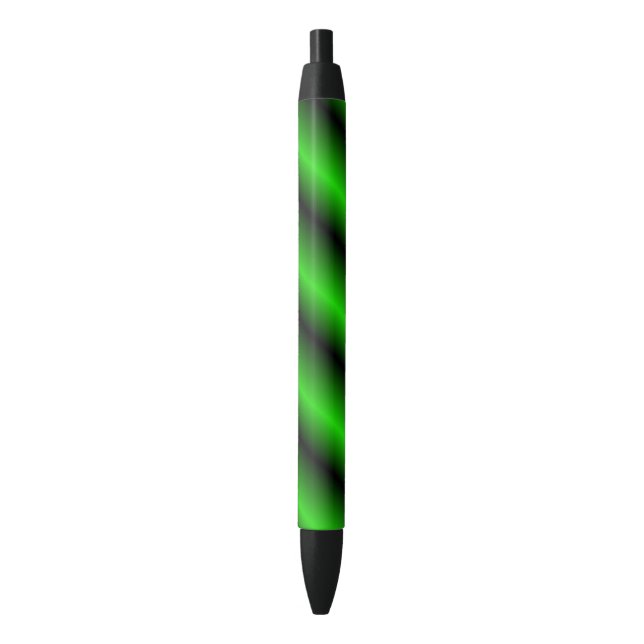 Lebhafte grüne Linien Kugelschreiber (Vorderseite Vertikal)