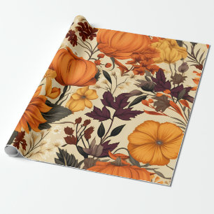 Lebhafte Harvest Blooms Geschenkpapier