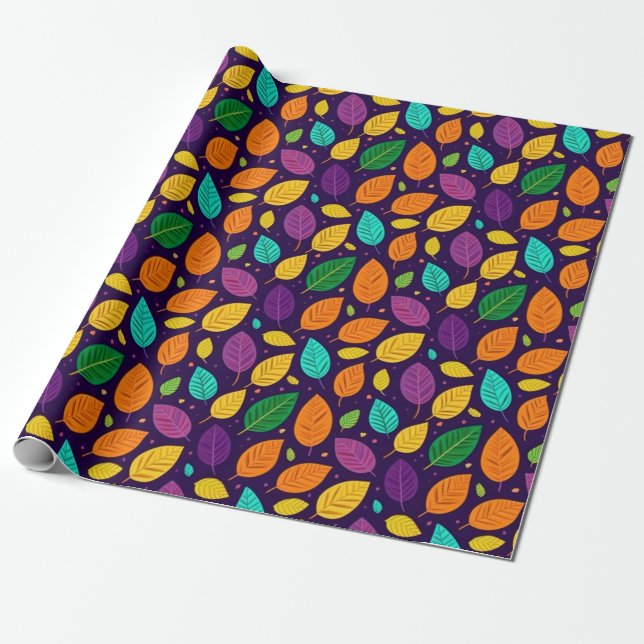 Lebhafte Herbstgänge Geschenkpapier (Ungerollt)