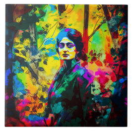 Lebhafte Herbstschönheit Fliese