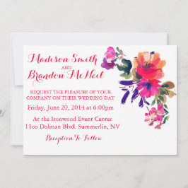 Lebhafte Hochzeitsfeier Einladung