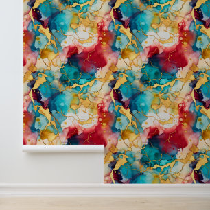 Lebhafte Inkwaves Tapete