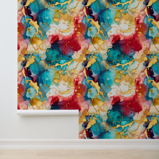 Lebhafte Inkwaves Tapete