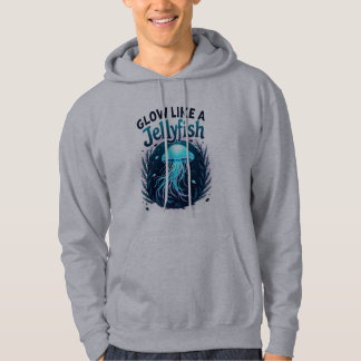 Lebhafte Jellyfish Inspirierte Motivierend Kunst Hoodie