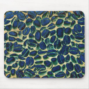 Lebhafte Kaffeebohnen Mousepad