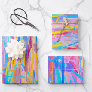 Lebhafte Kaskade Geschenkpapier Set