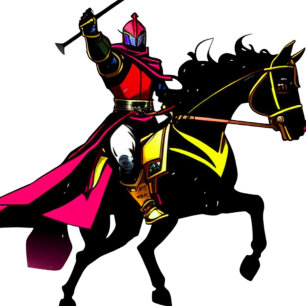 Lebhafte Knight T - Shirt Throw Kissen Papier-Tell Aufkleber