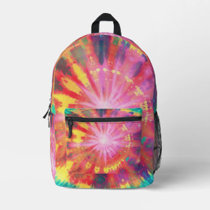 Lebhafte Krawatte-Dye #1 Bedruckter Rucksack