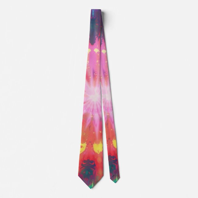 Lebhafte Krawatte-Dye #1 Krawatte (Vorderseite)