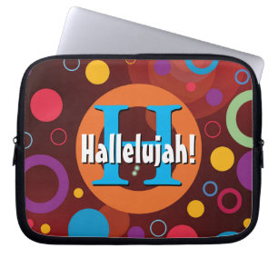 Lebhafte Kreise Rings Retro Personalisiertes Noteb Laptopschutzhülle